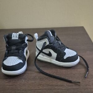 Kids Black and White Sneakers